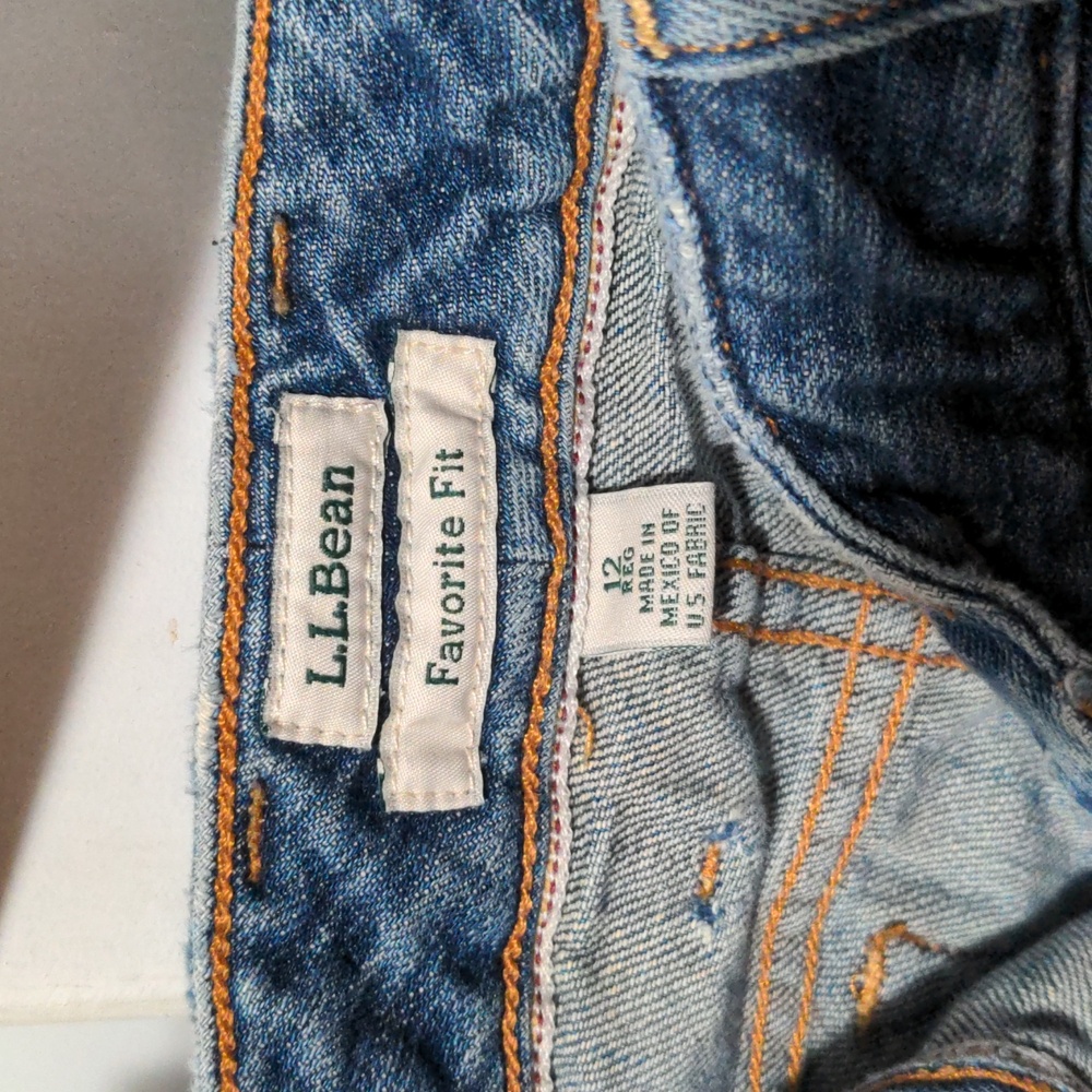 L.L. BeanWomens Relaxed Blue Jeans